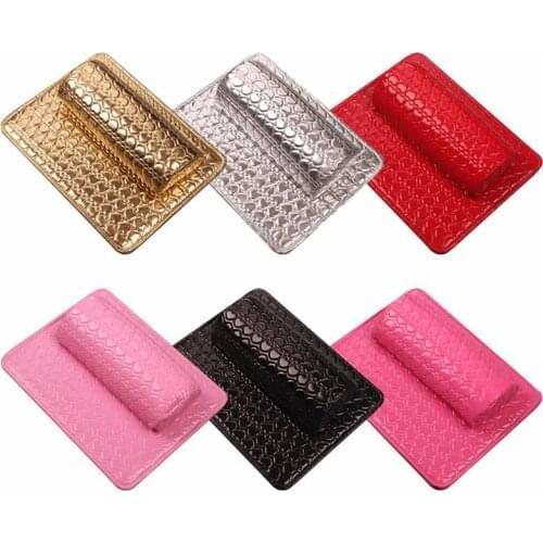 Professional Hand Cushion Holder Soft PU Leather Sponge Arm Rest Nail Pillow Manicure Art Beauty Nail Mat Pad