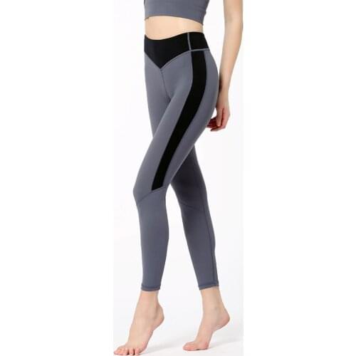 SALSPOR Mesh Stitching Leggings Fitness Push Up Sport Leggings Sexy Women Pants Slim Gym Clothing Breathable