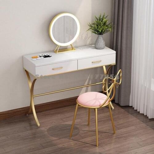 Zhengju Nordic dressing stool bedroom makeup stool simple butterfly chair net red dressing table dressing table backrest chair