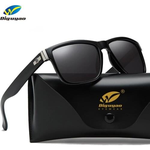 2021 Fashion TR90 Square Sunglasses Male Women Sports Beach Fishing Travel Colorful sunglasses men polarized uv400 high quality