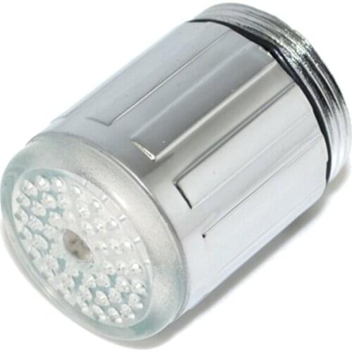 LED Water Faucet 0.98in Thread Light Color Changing Faucet Tap Sink Water Faucet Replacement for Kitchen Bathroom