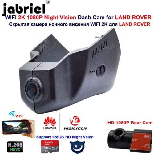 For Land Rover Discovery 5 Range Rover Sport Range Rover Evoque Range Rover 2016-2019 2K 1080P Car Dvr Dash Cam Camera Recorder