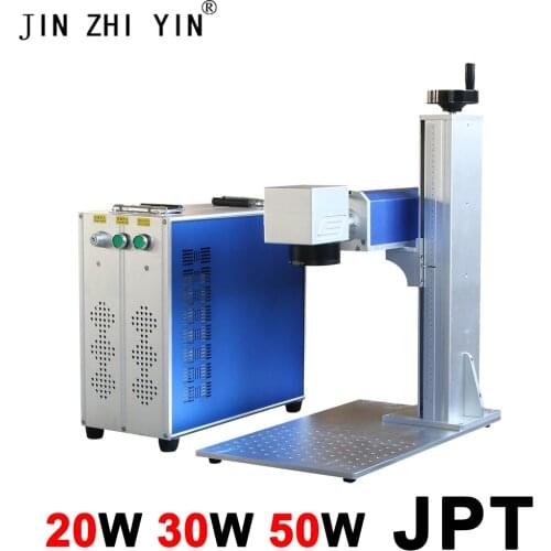 Raycus JPT 20W 30W 50W Fiber Laser Marking Machine Metal Steel Gold Silver Engraving Cutting Optional 110 200 300mm Lens Rotary