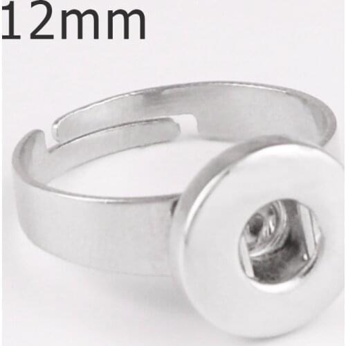 XH3202 New 12mm adjustable snap button Rings DIY