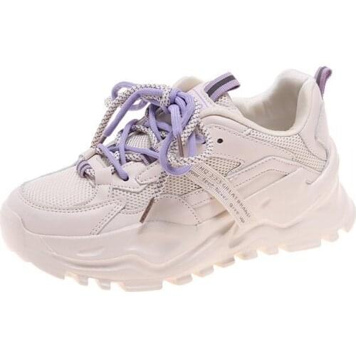 Women Walking Shoes Comfortable Chunky Sneakers Athletic Breathable Slip-on Outdoor Sports running shoes Footwear zapatos mujer