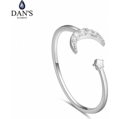 DANS Element Brand Real AAA Zirconia Micro Inlays Rose Gold Color Ring Party For Women Valentine Gift 129831