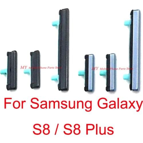 1Set Power And Volume Button For Samsung Galaxy S8 Plus S8+ S8plus Power Volume Side Button Key Replacement Spare Parts