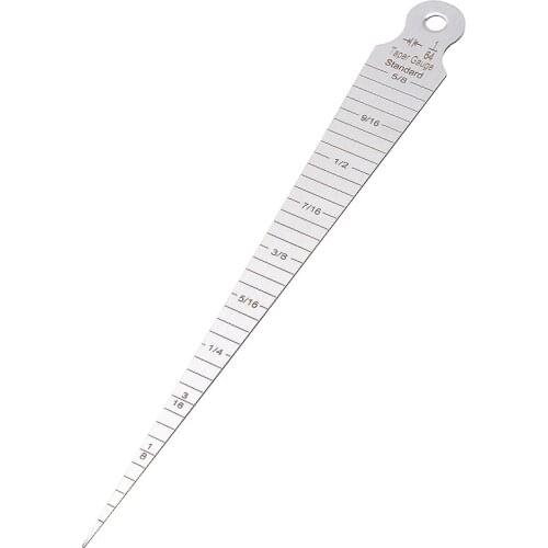 1pc Welding Inspection Gauge Inch And Metric Taper Ruler Gauge Test Ulnar For Welder Inspection Silver Measuring Gauging Tools