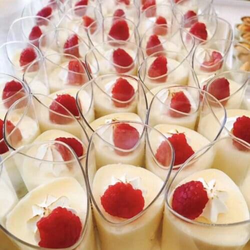 PS 10Pcs Durable Dessert Shop Disposable Mousse Cup Beautiful Cup Disposable Kitchen Tools