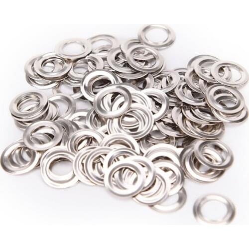 100pcs 3mm 4mm 4.5mm Metal eyelets For Scrapbooking DIY embelishment garment clothes eyelets Scrapbook Eyelet Random Mixed Color