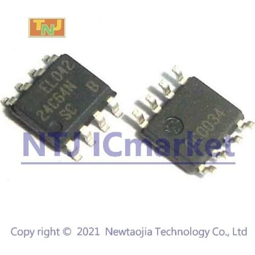 20 PCS AT24C64N-10SC SOP-8 AT24C64 24C64N SC 4.5V to 5.5V 2-Wire Serial EEPROM