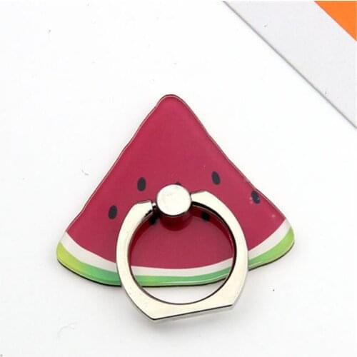 360 Degree Watermelon Finger Ring Smartphone Fruits Stand Holder Mobile Phone Holder Stand For iPhone Xiaomi Huawei All Phone