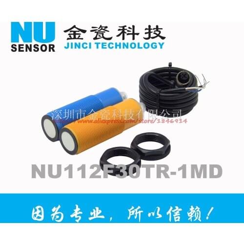 Free shipping Ultrasonic distance measurement kit NU112F30TR-1MD analog output ultrasonic sensor