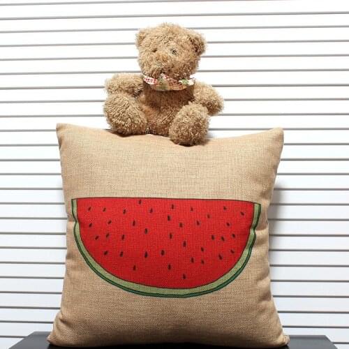 Watermelon pillow cover, cartoon printing Watermelon fashion throw pillow case pillowcase/houseware No Core
