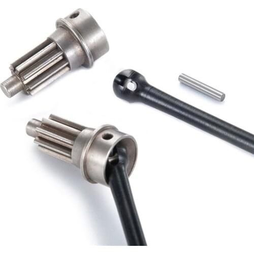 ​For 1/10 TRX-4 RC Car Spare Parts 2PCS Alloy Metal Front Axle CVD Drive Shafts