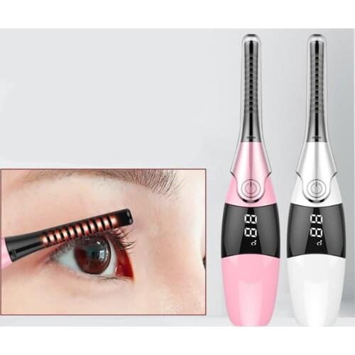Electric Heated Eyelash Curler Fast Heated Eyelash Long Lasting Curl Lasting Makeup Beauty Tool Eyelash Ironing Heating Comb