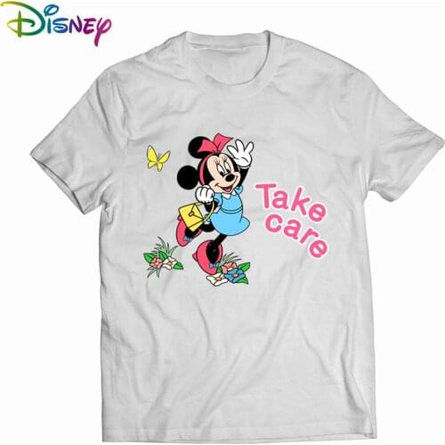 Evil Minnie Mouse T Shirt New Women Disney Tshirt Funny Top Tee Fashion Female Clothes T-shirts Dropship