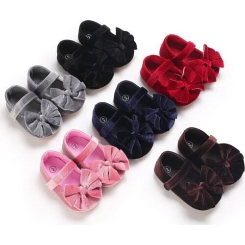 Baby Girls Cotton Shoes Retro Spring Autumn Toddlers Prewalkers Cotton Shoes Infant Soft Bottom First Walkers