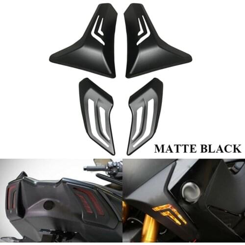 For Yamaha T-MAX TMAX 530 2017 2018 2019 Turn Signal Light Cover Tail Shell Caps Matte Black