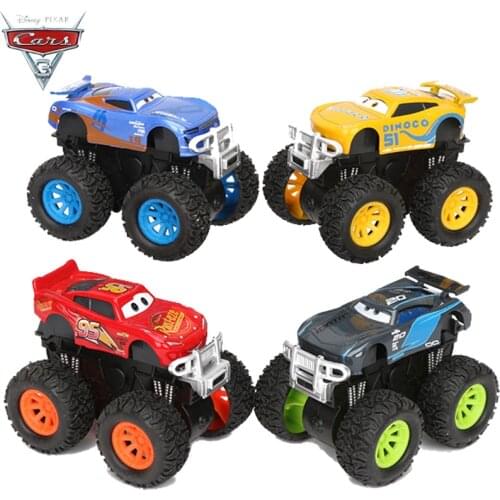 Disney Pixar Cars 3 Big Foot Metal Diecast Car Toy Lightning McQueen Jackson Storm Curz Mater Giant Wheels Cars Model Toys Gift