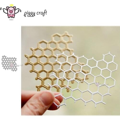 Piggy Craft metal cutting dies cut die mold Grid frame Scrapbook paper craft knife mould blade punch stencils dies