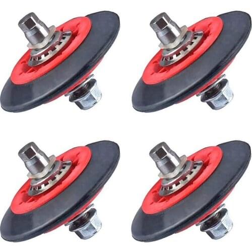 4 Pack of 4581EL2002C Dryer Drum Roller Assembly Fit for LG, Kenmore, GE Replace Part 4581EL3001C, PS8260240