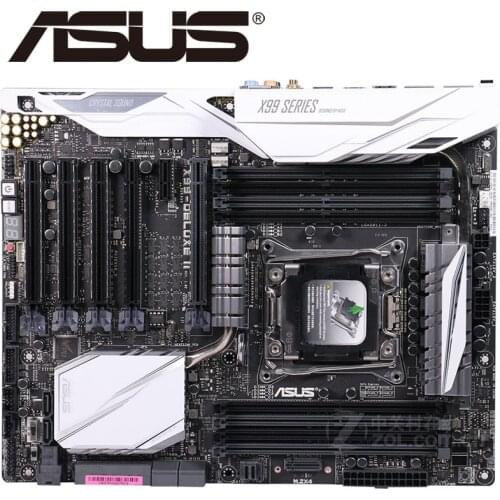 Asus X99-DELUXE II Desktop Motherboard X99 Socket LGA 2011-V3 i7 X DDR4 128G ATX UEFI BIOS Original Used Mainboard On Sale