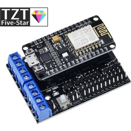 NodeMCU Motor Shield Board L293D for ESP-12E from ESP8266 esp 12E kit diy rc toy wifi rc smart car remote control For Arduino