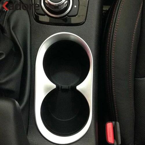For Mazda 3 M3 Axela Sedan 2014 2015 2016 ABS Matte Water Cup Holder Frame Organizer Car Interior Glass Container Accessories