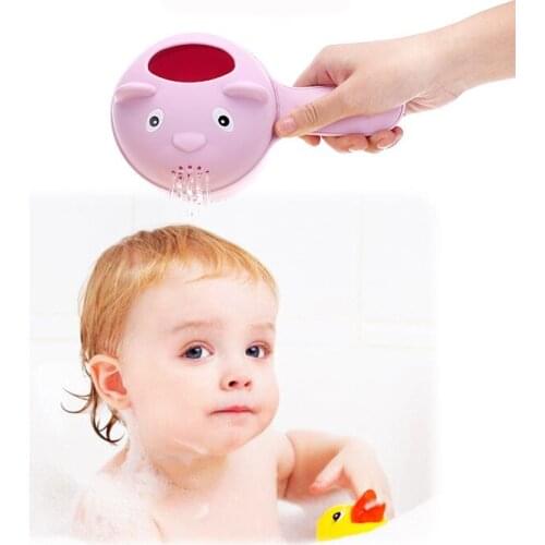 Plastic Cartoon Baby Wash Hair Cup Baby Take A Shower Bailer Shower Bath Cup
