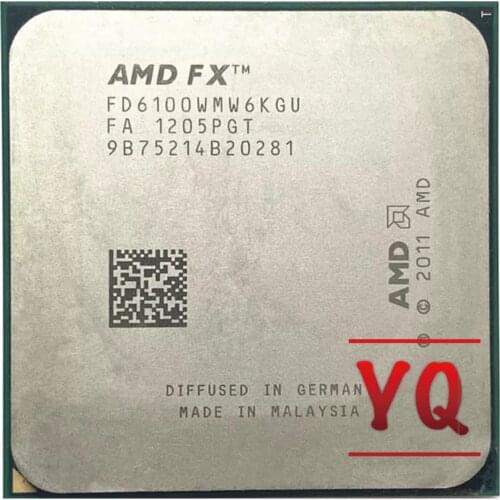 AMD FX-Series FX-6100 FX 6100 FX6100 3.3 GHz Six-Core CPU Processor FD6100WMW6KGU Socket AM3