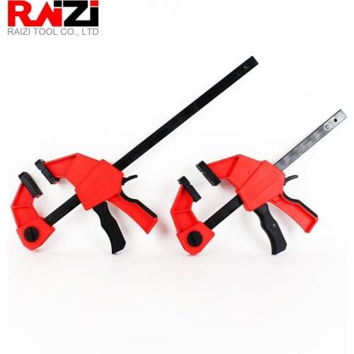 Raizi Professtional Heavy Duty Clamps for Wood Working Bar Clip 6 12 24 36 50 inch Reverse Quick Clamping Wood Fixing Tool