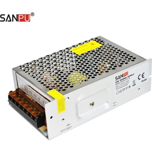 SANPU SMPS 250w 12v LED Driver 20a Constant Voltage Switching Power Supply 220v 230v ac to dc Lighting Transformer Indoor No Fan