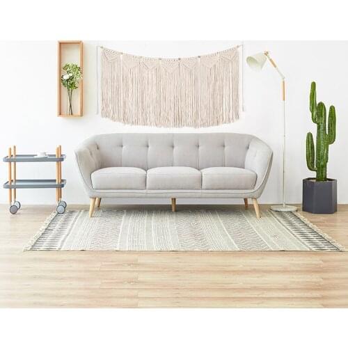 Nordic wind home decoration Bohemian tapestry wall hanging handmade cotton rope tapestry background wall decoration