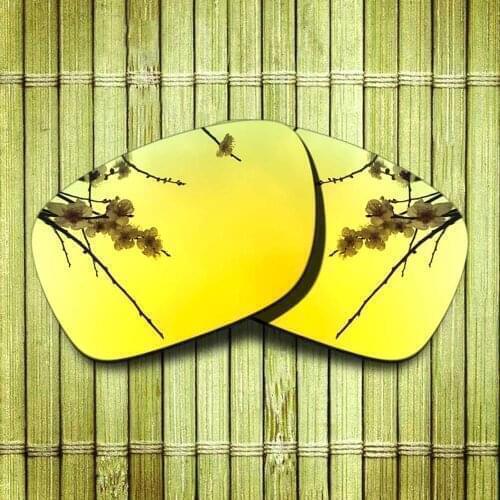 Replacement Lense For-Oakley Holbrook Metal Sunglasses Frame True Color Mirrored Coating - Yellow Color Available