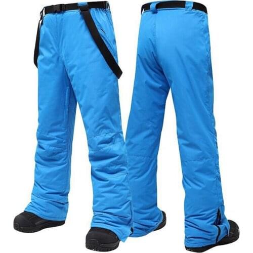 Outdoor sports mens cotton trousers ski pants trousers wear-resistant thickened polyester winter ski snowboard trousers