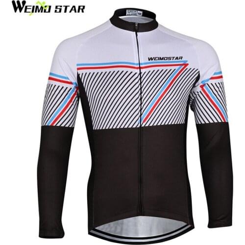 Weimostar 2019 Cycling Jersey Long Sleeve Autumn Cycling Clothing Breathable BIke Jersey MTB Bicycle Wear Clothes Ropa Ciclismo