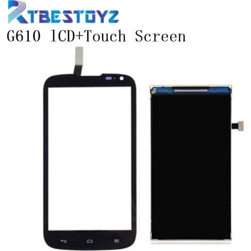 RTBESTOYZ 5.0" LCD Display Panel Screen For Huawei Ascend G610 C8815 + Touch Screen Digitizer Glass Sensor Assembly