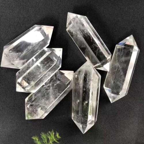 1pc 5.5-8.6cm AAA+ natural quartz crystal clear crystal wand point for healing stones