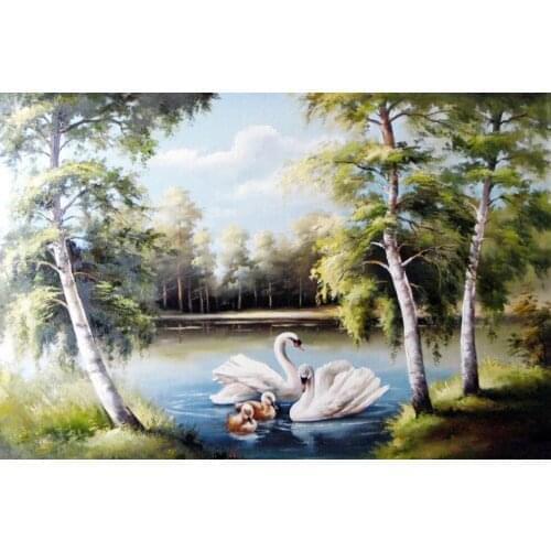 A5650 11CT/14CT/18CT/25CT/28CT night snowing patterns Counted Cross Stitch DIY Cross Stitch Kits Embroidery Needlework Sets