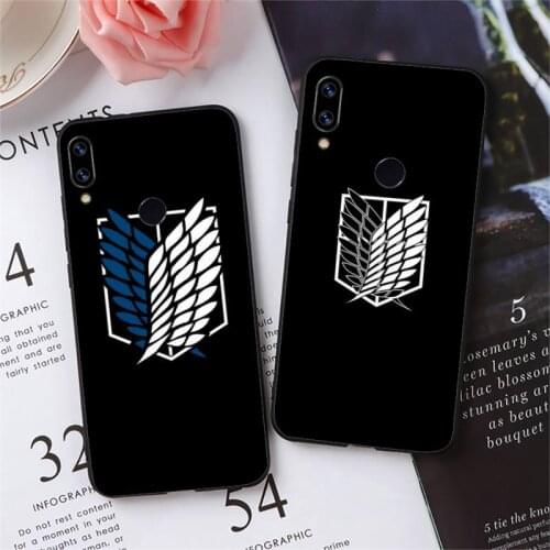 Anime Japanese attack on Titan Phone Case For Xiaomi Redmi note 7 8 9 pro 8T 9A 9S Mi Note 10 Lite pro