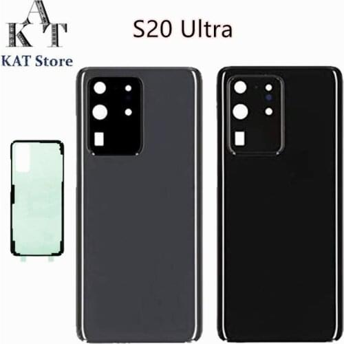 For SAMSUNG Galaxy S20 Ultra 5G SM-G988 Battery Back Glass Cover Rear Door Housing Case+adhesive + Tools