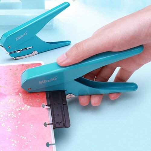 Mushroom Hole Notebook Puncher Scrapbooking Paper Cutter Manual Book Loose-leaf Manual Punching Machine Paper Hole Disc Puncher