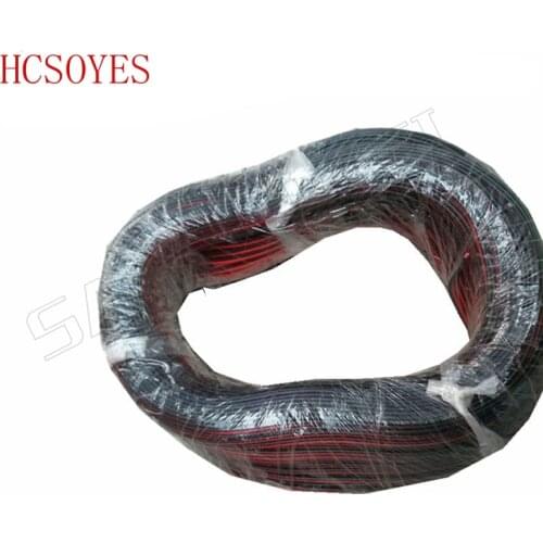 100m 1lot 2pin for 5050 3528 led strip LED connector Extend Red Black Cable Cord Connector Cable Electrical CB-22AWG-RB