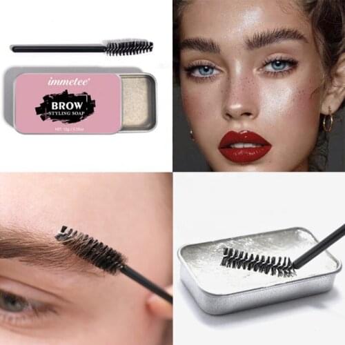 Wild Eyebrow Shaping Soap Brows Setting Styling Gel Waterproof Sweatproof Long-lasting Quick Drying Colorless Cream Eyes Makeup