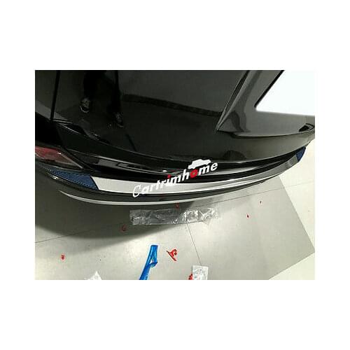 Stainless Outer Rear Bumper Protector Sill Plate Cover For TOYOTA RAV4 2016 2017