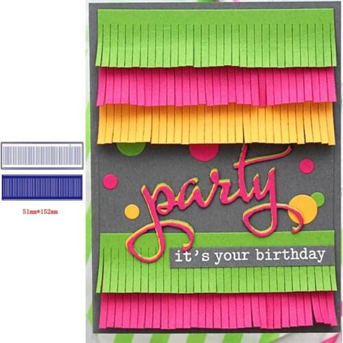 Hot-selling Popular Rectangular Strip Elegant Ornament Metal Cutting Dies For DIY Scrapbooking Paper Cards Crafts Dies New 2019