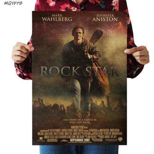Movie Rock Star Poster Home Decoration Wall Kraft Paper Painting 50.5x35cm