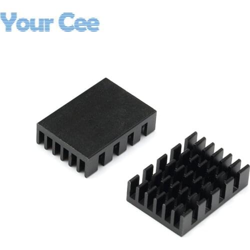 10 pcs 19X14X6mm Radiator Cooler Heat Sink Aluminum Heatsink Cooling Fin for IC Chip LED 19*14*6mm