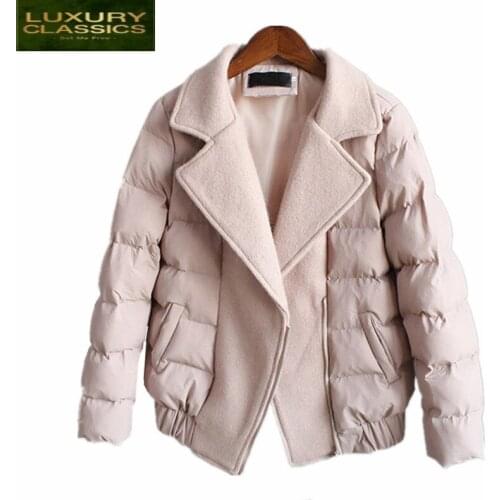Early 2021 New Arrival Spring Womens Down Cotton Jackets Feminine Fashion Winter Warm Coat Office Ladies Clothing LWL221
